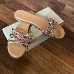 Madewell Snakeskin Slide
